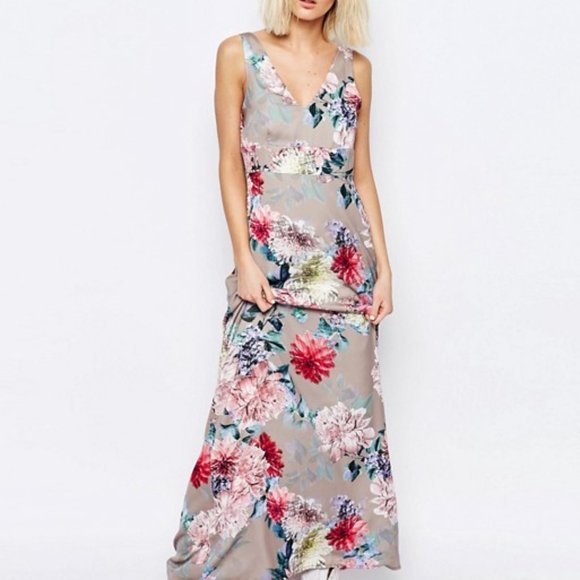 Floral Maxi Dress - Picture 1 of 6